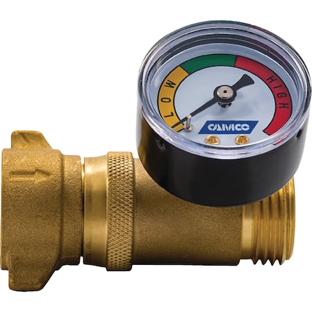Camco Camco Water Pressure Regulator w/Gauge 40064